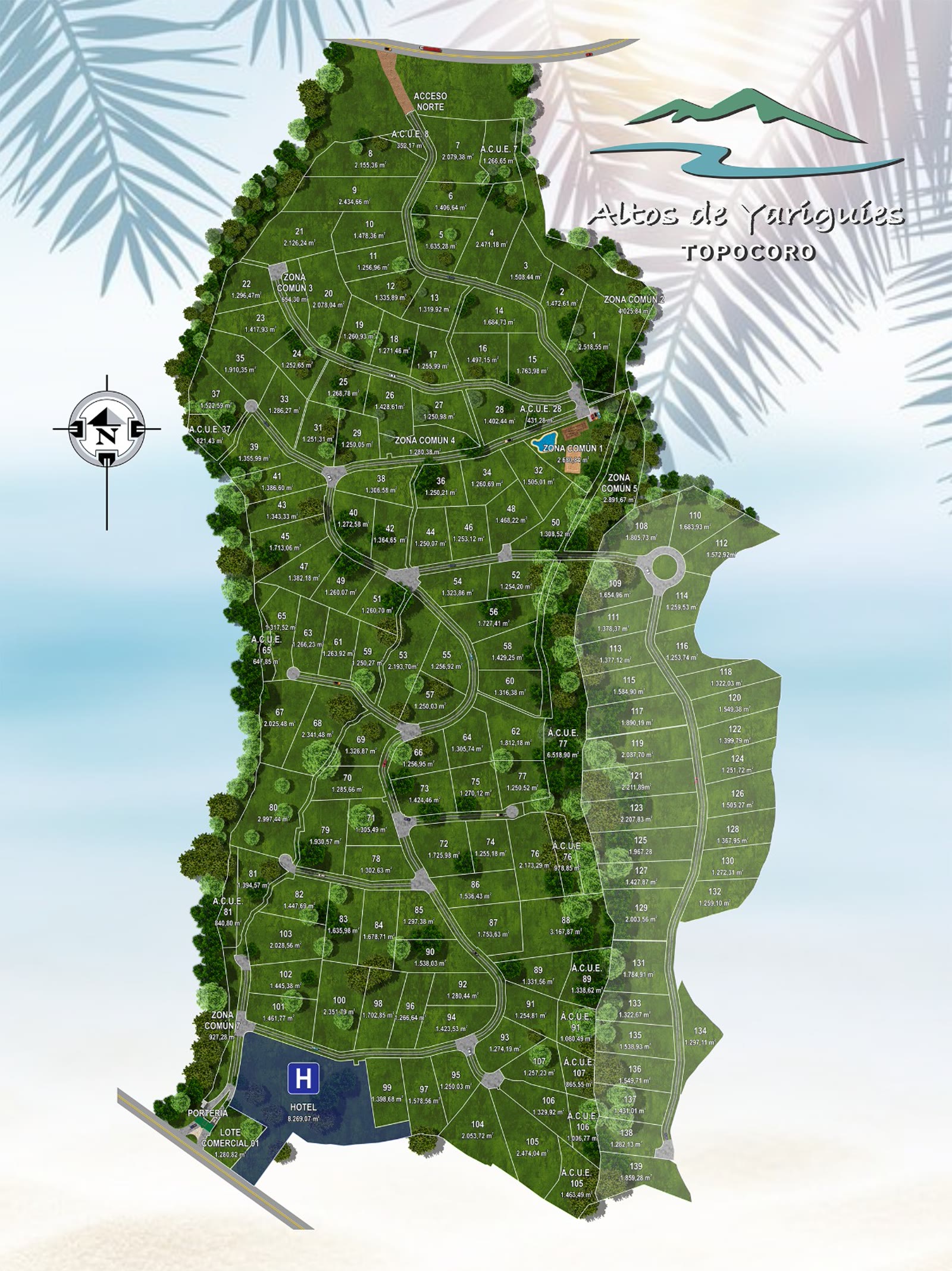 Plano maestro Etapa 1, Altos de Yariguíes